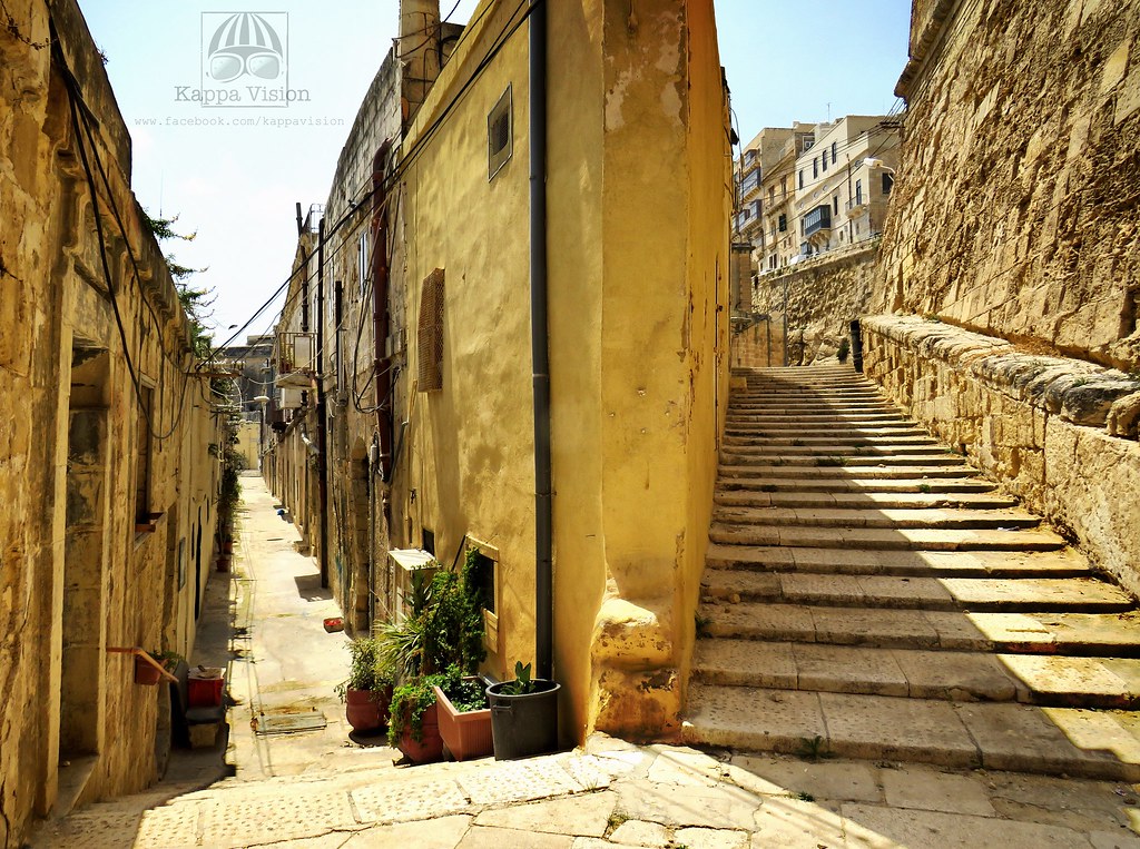 The Nix Mangiare steps, Valletta, Malta